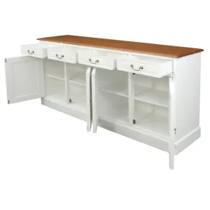 CT Tasmania Solid Timber 4 Door 4 Drawer Buffet thumbnail 6