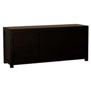 CT Amsterdam Solid Mahogany Timber 6 Drawer Dresser thumbnail 3
