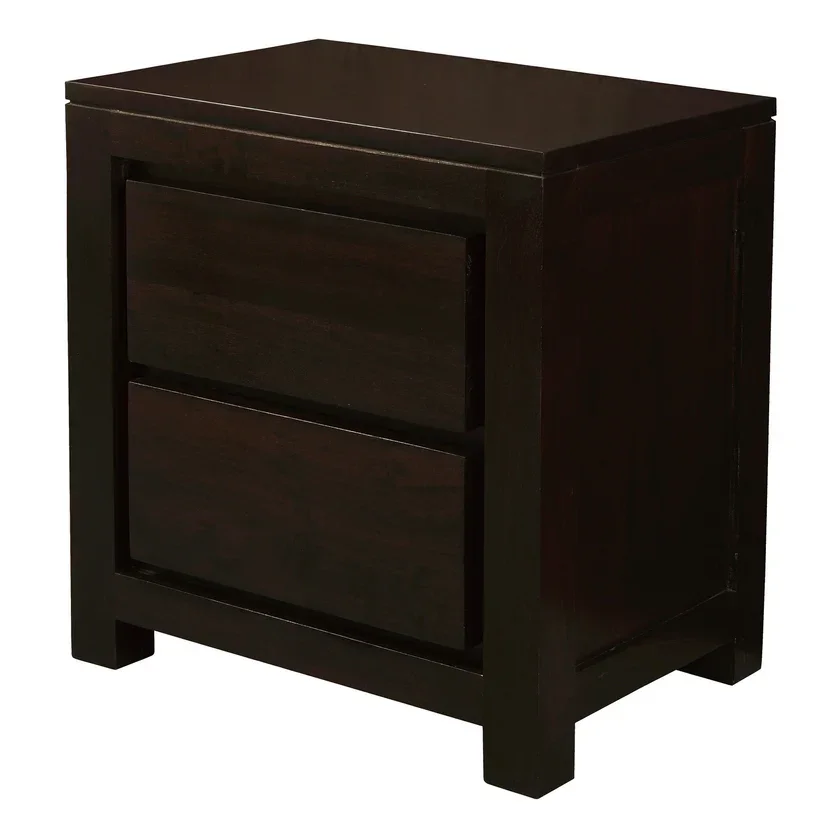 CT Amsterdam Solid Timber 2 Drawer Bedside Table