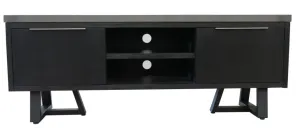 VI Maze Concrete Top Solid Timber 2 Door 1 Drawer Entertainment Unit thumbnail 1