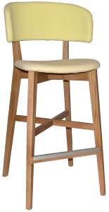 EZ STOOL TORINO BLACK - UNUPHOLSTERED (BACK & SEAT) thumbnail 8