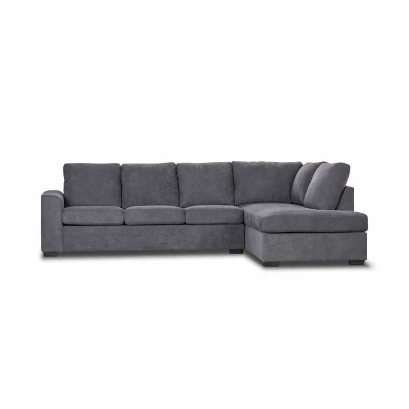 VI Kristie 3 Seater Fabric Lounge with Chaise