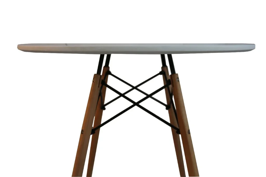 VI Pinto Timber Leg Round Dining Table