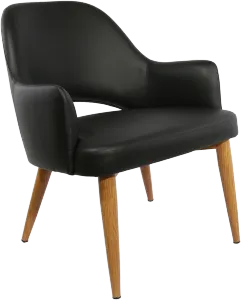 FL BonBon Vinyl Upholstered Timber Look Metal Legs Hospitality Chair thumbnail 5