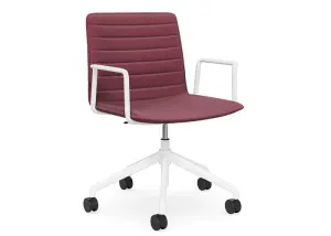 DD Nikola Meeting Chair with White Arm Rest thumbnail 8