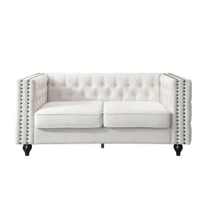 BT Mayfair Fabric Upholstered Tufted Back 2 Seater Sofa thumbnail 1