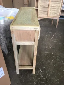 MF Chinese Antique Reproduction 2-Drawer Hall Table with Shelf thumbnail 4