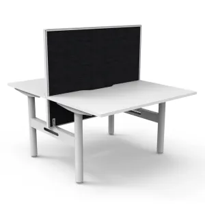 RL Halo Static Back to Back 2 User Workstation with Framed Screen thumbnail 5