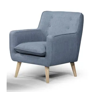BT Georgia Key West Fabric Upholstered Accent Chair thumbnail 6