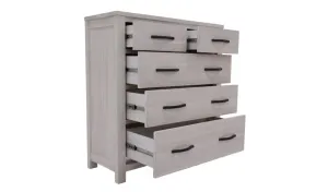 VI Florida Solid Timber Coastal Design 2 Over 3 Drawers Tallboy thumbnail 4