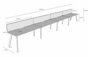 RL Eternity Single Sided Workstation with SHUSH30 Screen thumbnail 6