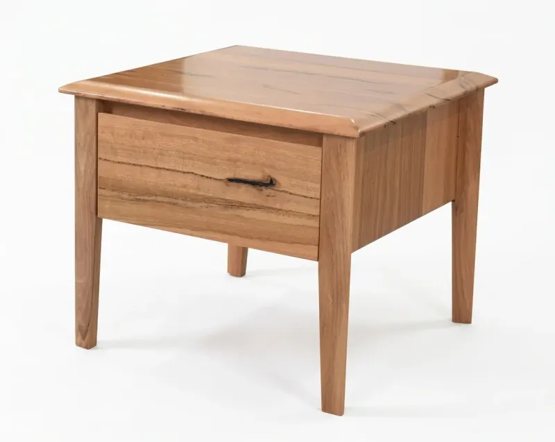 MD Sevres Marri Timber Lamp Table with 1 Drawer