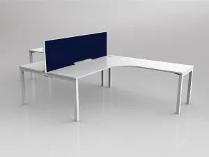 OL Axis 2 User 90° Workstation with Screen - Breathe Fabric thumbnail 3