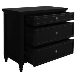 CT Beau Solid Timber 3 Drawer Bedside Table thumbnail 11