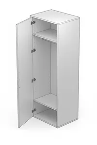 DD CC Plus Swing Door Coat Cupboard thumbnail 7