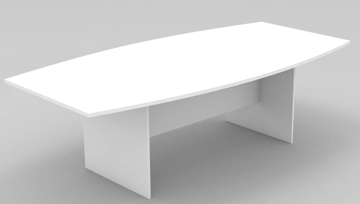 GP OMsystem Commercial Boardroom Table with Boat Shape Top H Base