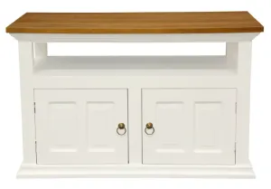 CT Tasmania Solid Timber 2 Drawer TV Stand thumbnail 1