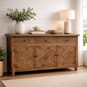 MF Morocco Recycled Elm Timber 4 Door 4 Drawer Buffet thumbnail 5