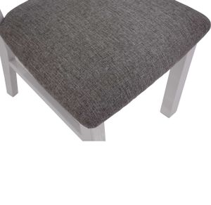 VI Coastal Acacia Timber Fabric Seat Bar Chair thumbnail 2