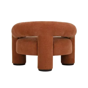 CR Trinom Fabric Upholstered Timber Leg Armchair thumbnail 6