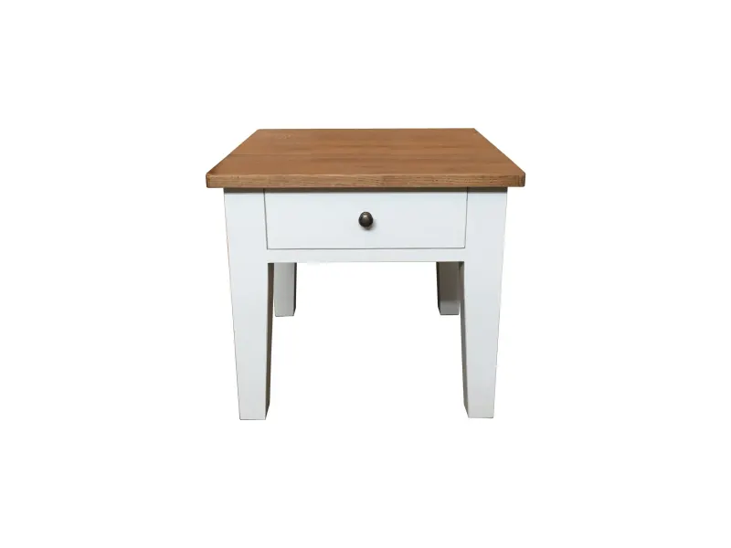 MF Lucia Oak Timber 1 Drawer Bedside Table