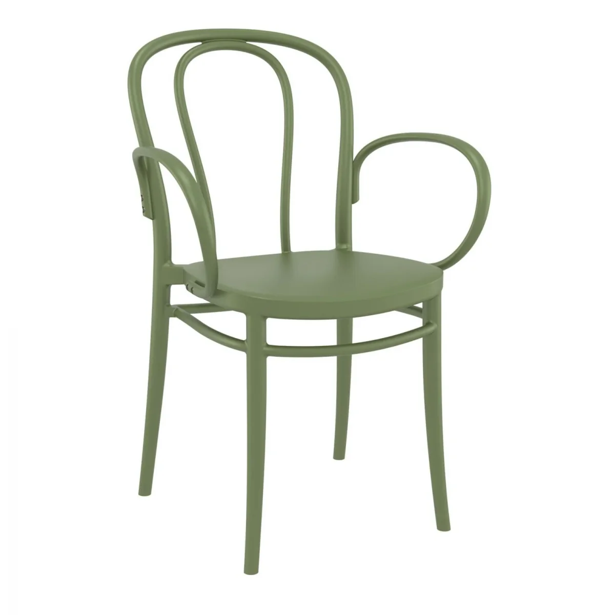 FL Victor XL Hospitality Stackable Outdoor Armchair