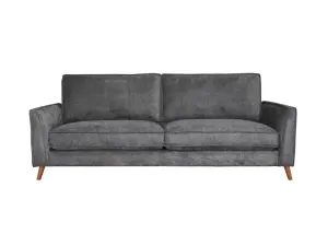 VI Alex Fabric Upholstered Timber Leg 3 Seater Sofa thumbnail 1