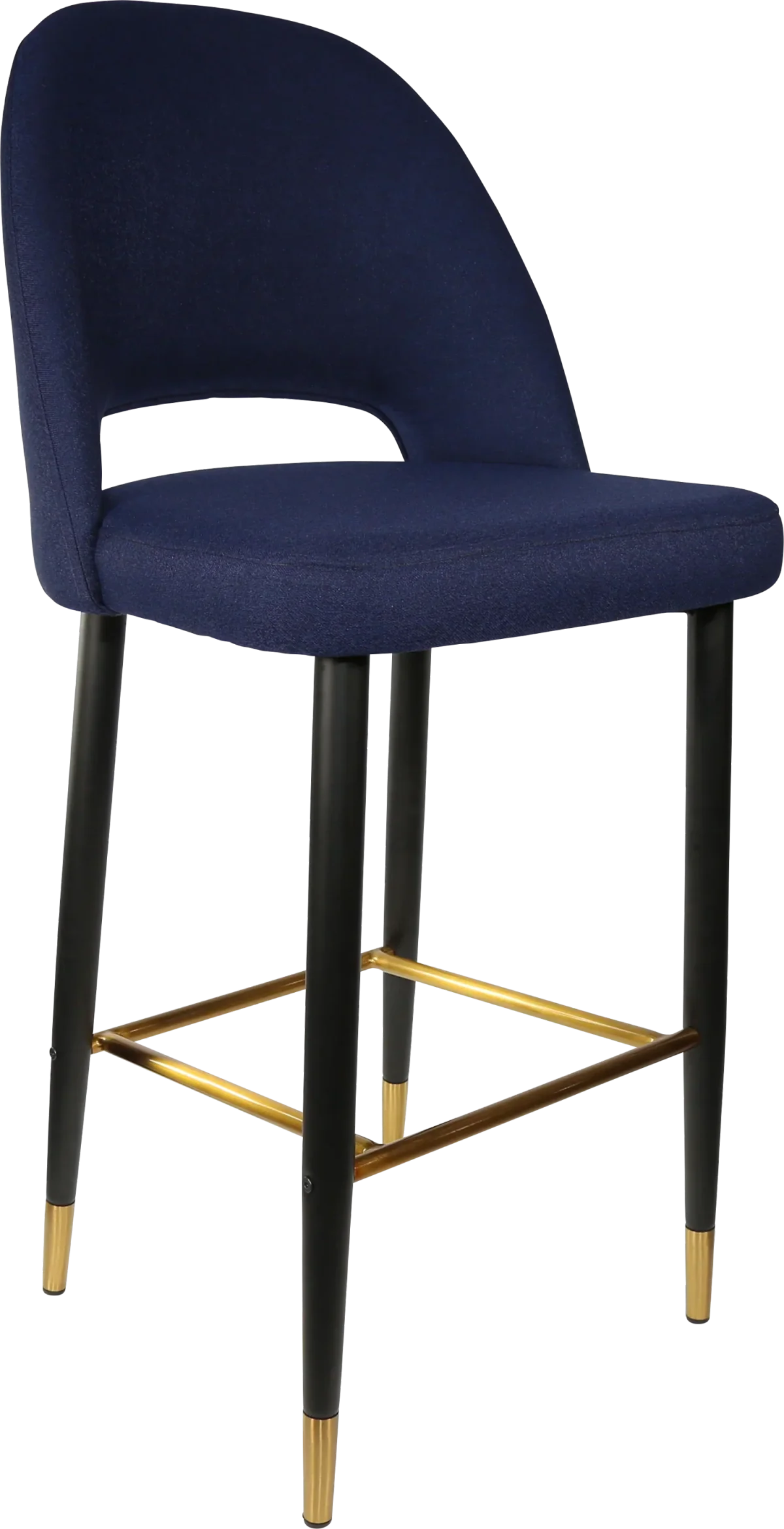 FL Semifreddo Fabric Upholstered Metal Leg Hospitality Bar Stool