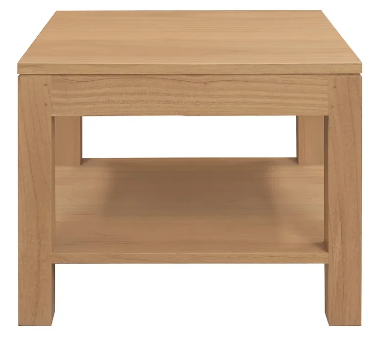CT Amsterdam Solid Mindi Timber Lamp Table