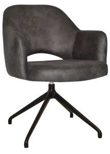 EZ ARM CHAIR ALBURY TRESTLE V2 BLACK thumbnail 1