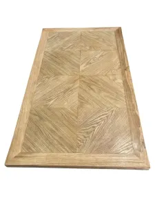 MF Queens Solid Timber Parquetry Top Dining Tables thumbnail 6
