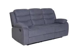 VI Apollo 3 Seater Fabric Recliner Lounge with 2 Single Recliners thumbnail 3