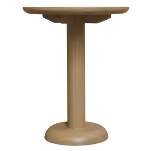 CT Oslo Solid Mindi Timber Round Side Table thumbnail 2