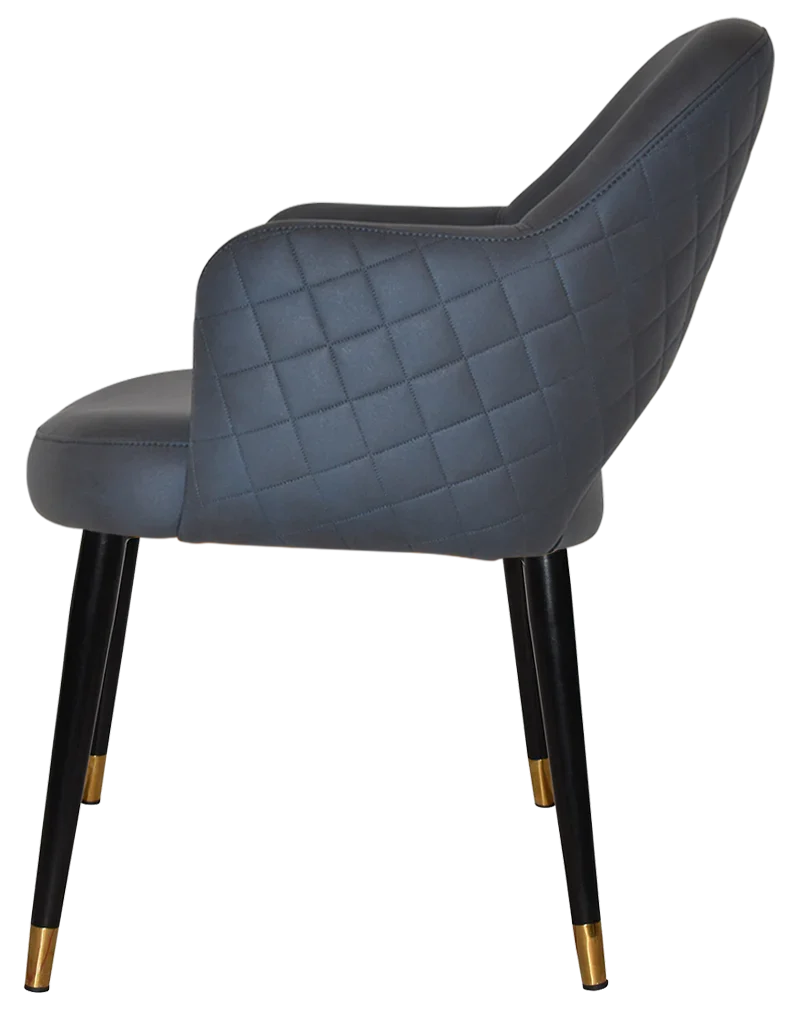 EZ ARM CHAIR ALBURY METAL (SLIM) BLACK BRASS thumbnail 8