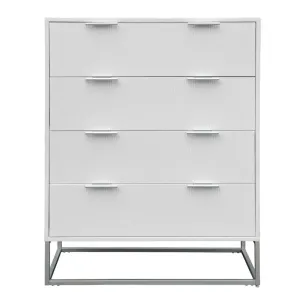 VI Arlington Solid Timber 4 Drawer Tallboy thumbnail 1