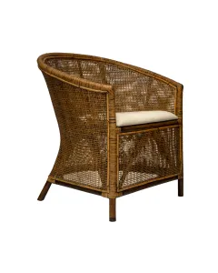 CR Adelaide Rattan Armchair with Cushion thumbnail 2