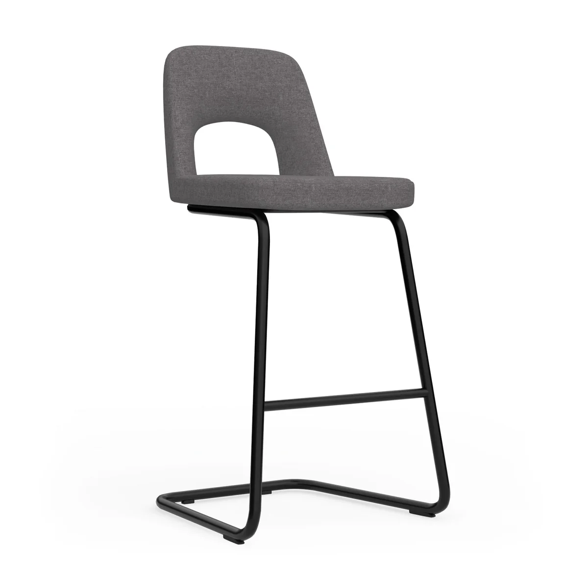 OL Elaro Fabric Upholstered Metal Leg Breakout High Chair