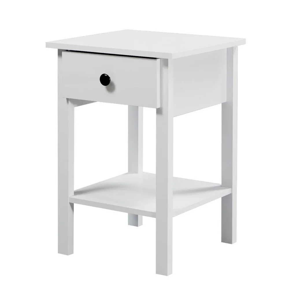 VI Declan 1 Drawer and Shelf Bedside Table