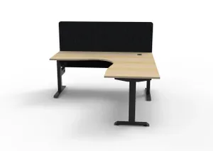 RL Boost Static Corner Desk with Eco Panel Screen thumbnail 8
