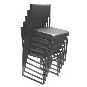 MA Client Fabric or Vinyl Upholstered Stackable Sled Base Visitor Chair thumbnail 2