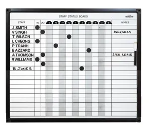VC Magnetic Staff Status Board thumbnail 6