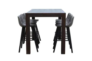BT Nova PU Leather Upholstered Metal Base Bar Stool thumbnail 2