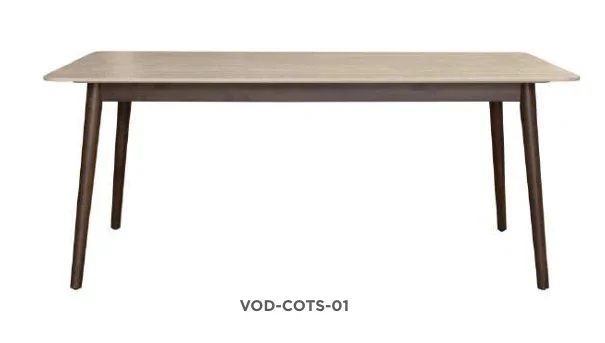 VI Cotswold Sintered Stone Top Timber Frame Dining Table