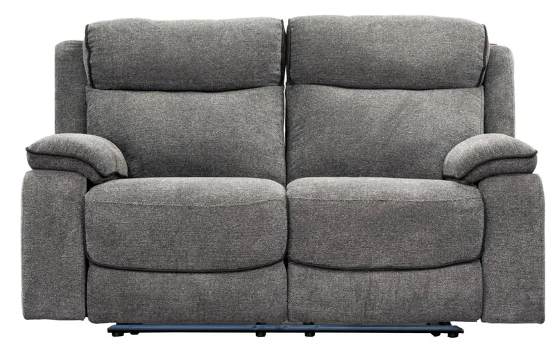 VI Archie 2 Seater Fabric Manual Recliner Lounge