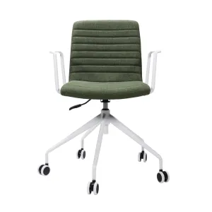 RL Pixel Swivel Fabric Upholstered Breakout and Meeting Chair thumbnail 8