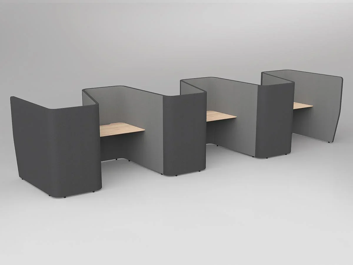 OL Motion Zip 6 User Desk Based Space