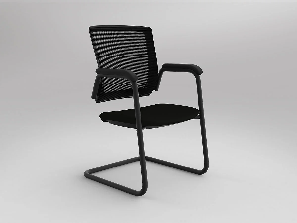 OL Balance Mesh Back Sled Base Visitor Chair