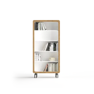 OL Rover 5 Tier Bookshelf with Acoustic Pinnable Board thumbnail 2