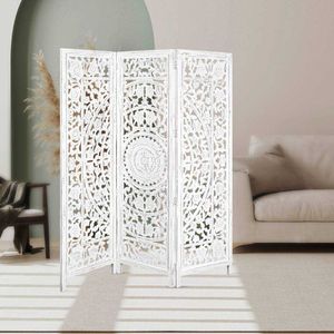 VI Jans Solid Timber 3 Panel Space Dividing Screen thumbnail 2