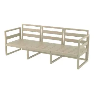 FL Mykonos Aluminium Hospitality Outdoor 5 Seater Lounge Set thumbnail 2